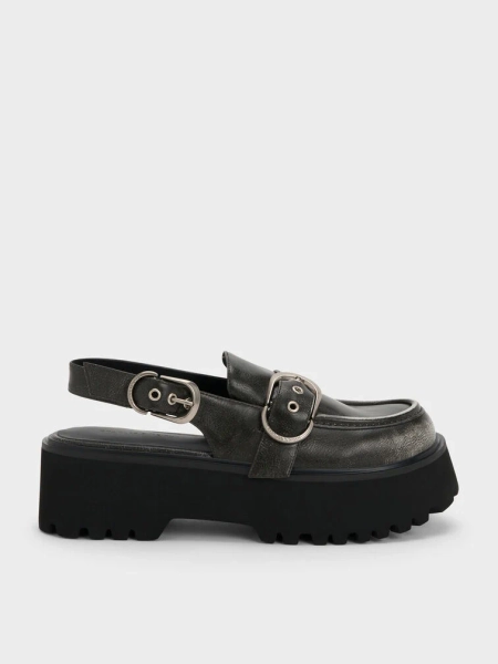 Eliot Platform Slingback Loafers