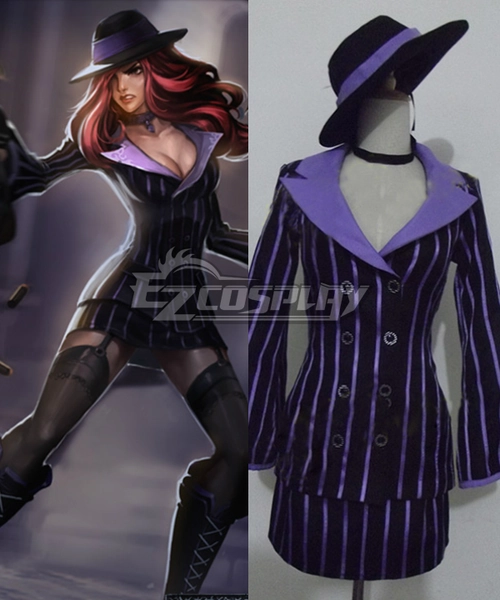 League of Legends LOL Bounty Hunter Miss Fortune Cosplay Costume