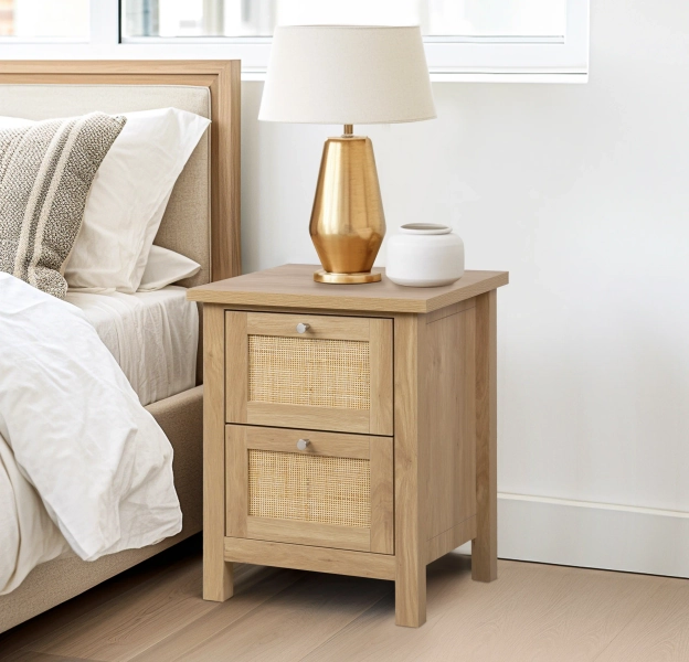 Ludden 48 cm W Bedside Table