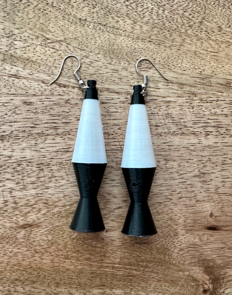 LED Lava Lamp Earrings