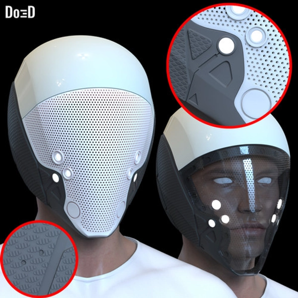 Ghost Thunderbolts Helmet | 3D Printable Model #GT32 | Do3D