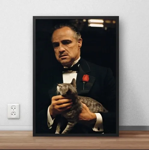 Quadro Vito Corleone Classico Poderoso Chefão P5737