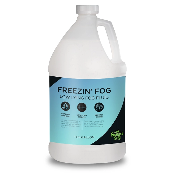 Froggy's Fog® - Freezin Fog - Outdoor / Graveyard Low Lying Ground Fog Machine Fluid - Fog Juice