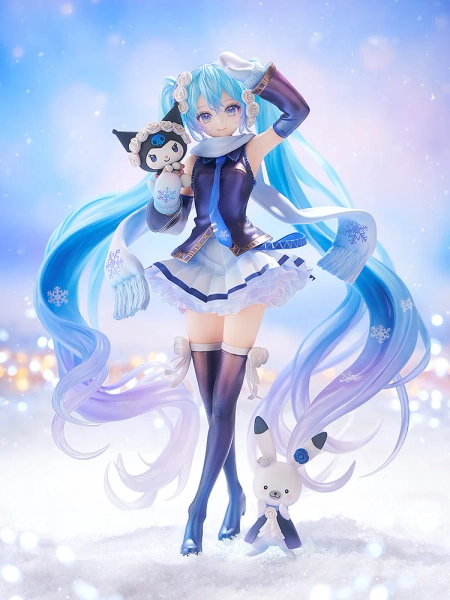 Hatsune Miku - Snow Miku x Kuromi 1/7 Scale Figure