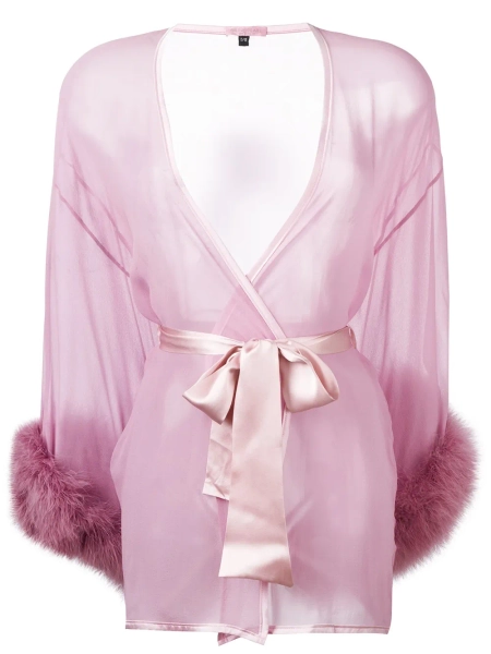 Gilda & Pearl Diana sheer silk robe | One Size