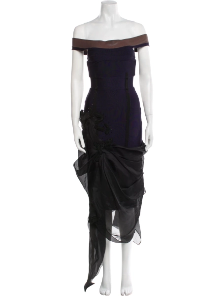 Off-The-Shoulder Long Dress