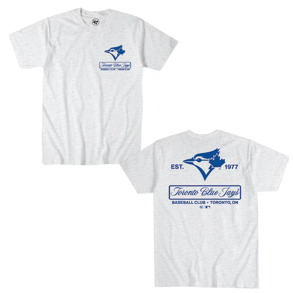 Toronto Blue Jays '47 Gray Virgil T-Shirt