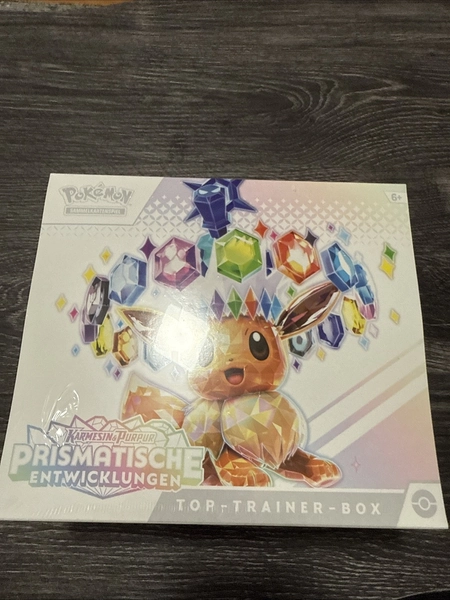 Pokemon Sammelkartensp<wbr/>iel Prismatische Entwicklungen Elite Trainer Box Neu Ovp