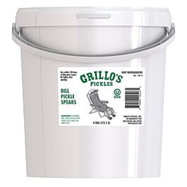 Grillo's Pickles Dill Spears; 512 Ounce; 1 Per Case
