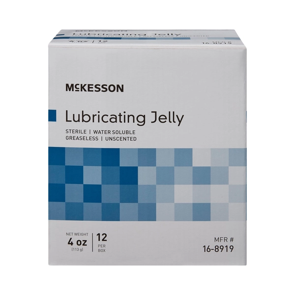 McKesson Lubricating Jelly, 4 oz. Tube - Box of 12