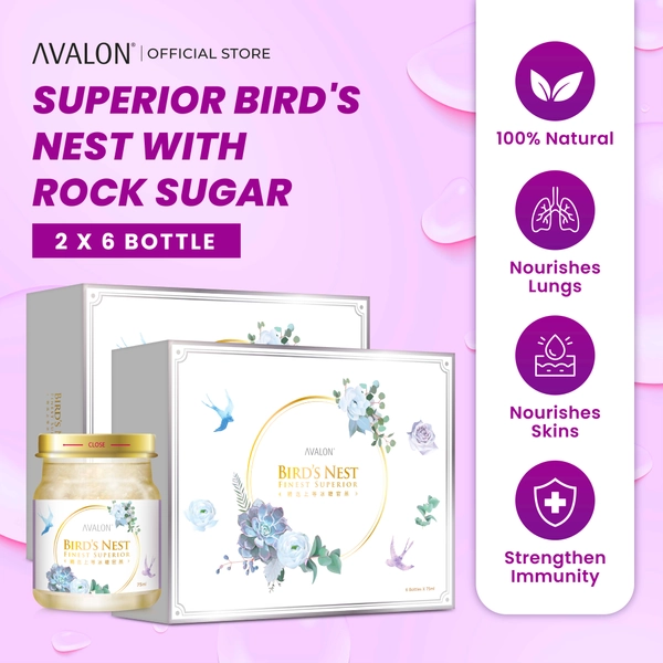 AVALON Finest Superior Bird's Nest 6s | Bird's Nest with Rock Sugar