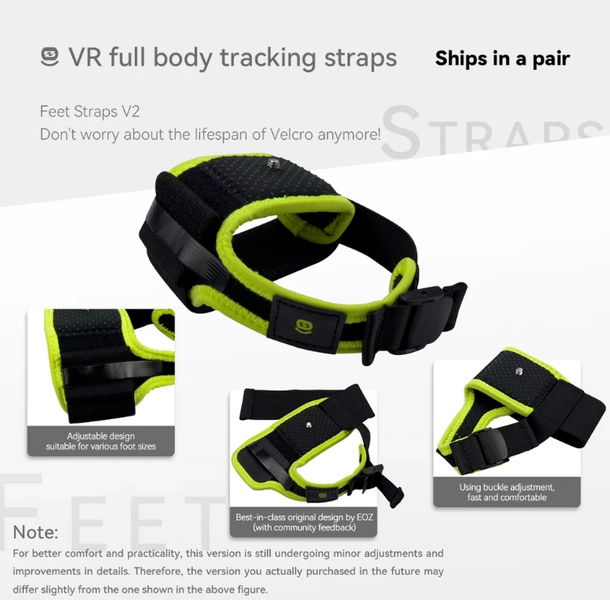 EOZ Premium V2 VR Straps for Feet