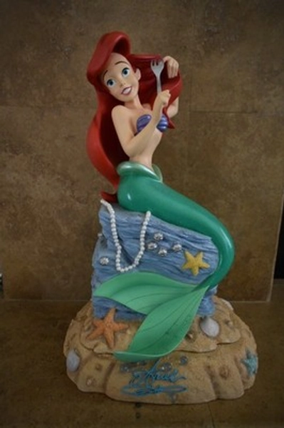 Large Big 22" Vintage Disney The Little Mermaid Princess Ariel Figure Statue | eBay