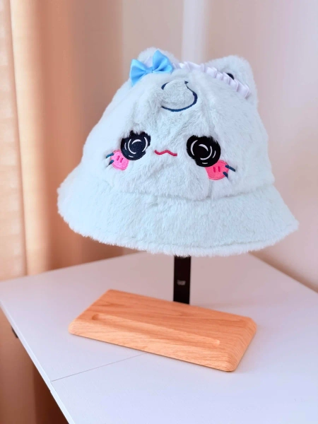vtuber mint fantome aiboo fan made bucket hat
