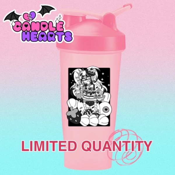 CandleHearts ~ Pink Demon Thirst Cup  ~ (20oz/600ml) Shaker Cup