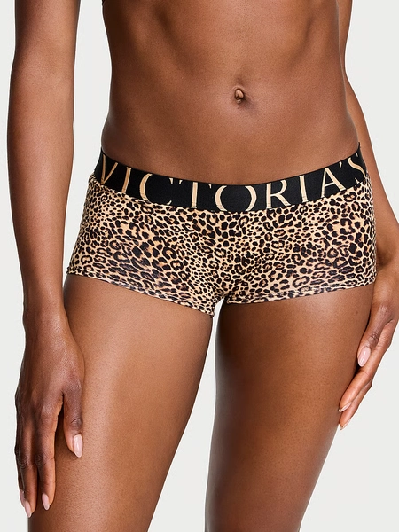 Exploded Logo Cotton Boyshort Panty
