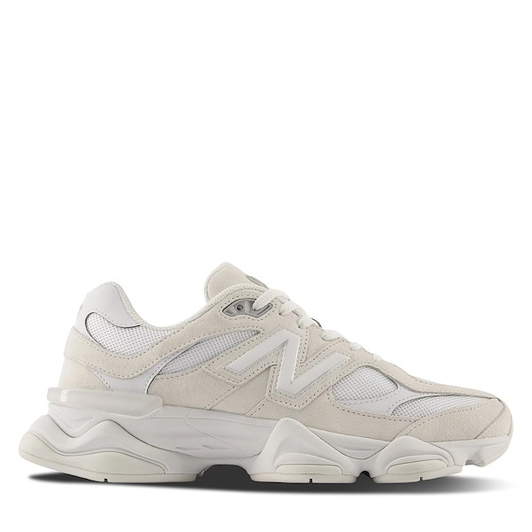 9060 Sneakers in White/Light Beige