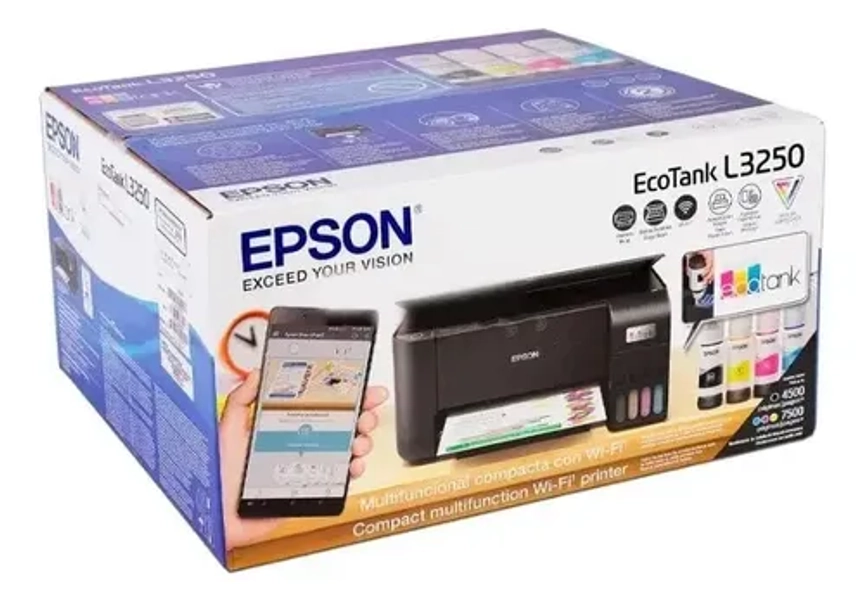 Impresora Multifuncional Epson L3250 Ecotank Color Negro