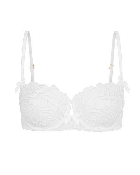 Nelle Bra in White | By Agent Provocateur