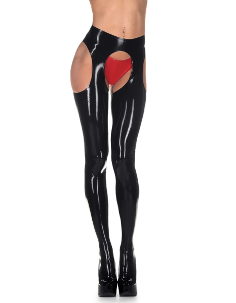 Latex Suspender Tights