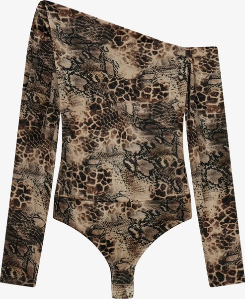 GUESS Shirt Bodysuit (Beige, XS)