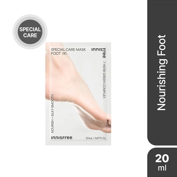 Buy Innisfree Special Care Foot Mask – Softens & Nourishes Rough Feet (20 ml) Online at Best Price in India on Tira Website & App