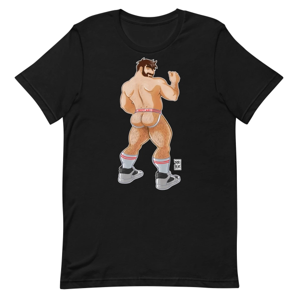 ADAM LIKES JOCKSTRAPS - FULL BODY NO BG - Bobo Bear Unisex t-shirt