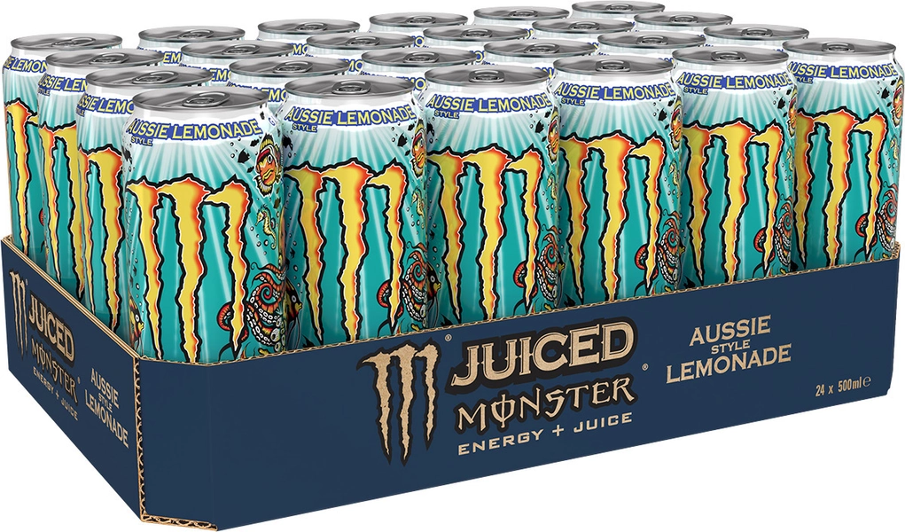 Monster Energy Aussie Lemonade energiajuoma, 500 ml, 24-pack 42,99