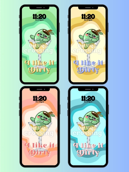 OlivesCrossing | 'I Like It Dirty' Phone Wallpaper