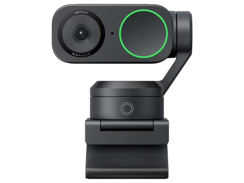 Insta360 Link 2 AI-Powered 4K 2-Axis Gimbal Webcam - Graphite Black (Standard Bundle)