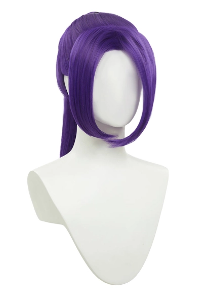Rival Girl Ninja Girl Cosplay Wig Purple Long Ponytail Wig