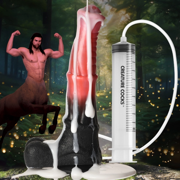 Centaur Explosion Squirting Silicone Dildo - Creature Cocks