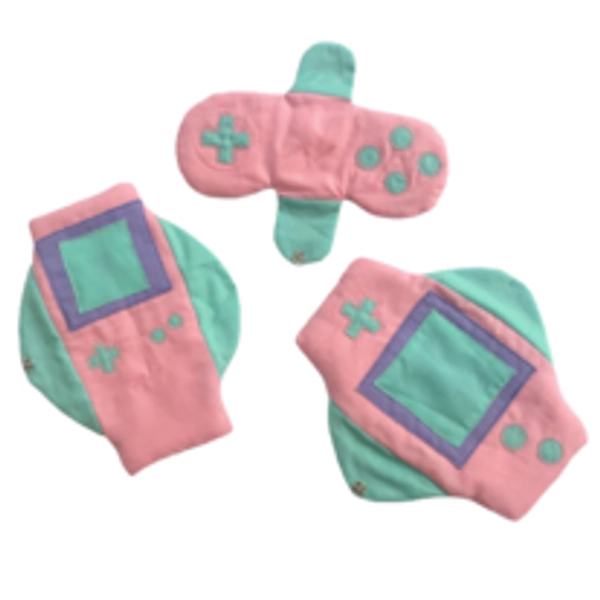 Pink Retro Gaming Period Pads