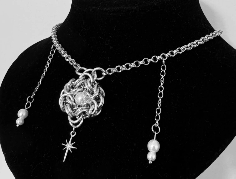 Galadriel Choker — Modern Chainmail & Medieval Musings by MaidenCore