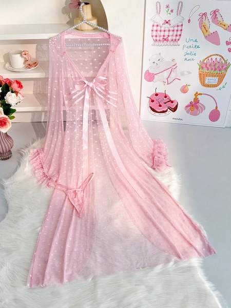 Petit Doll 2pcs/Set Lace Nightgown Set