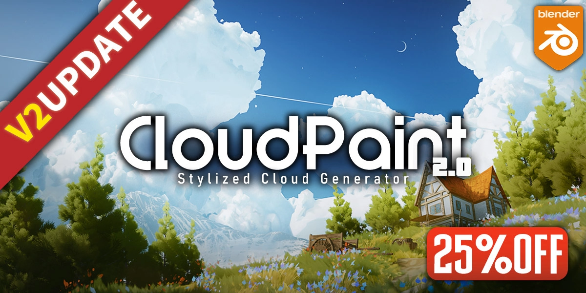 Cloud Paint V2- Stylized cloud generator
