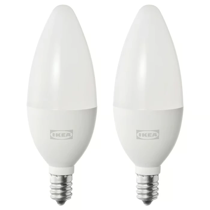 SOLHETTA LED bulb E12 450 lumen - chandelier/opal white