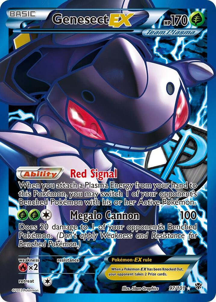 Genesect EX (Team Plasma) 97 Full Art