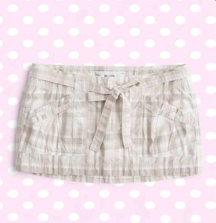 Hollister Plaid Mini Skirt 