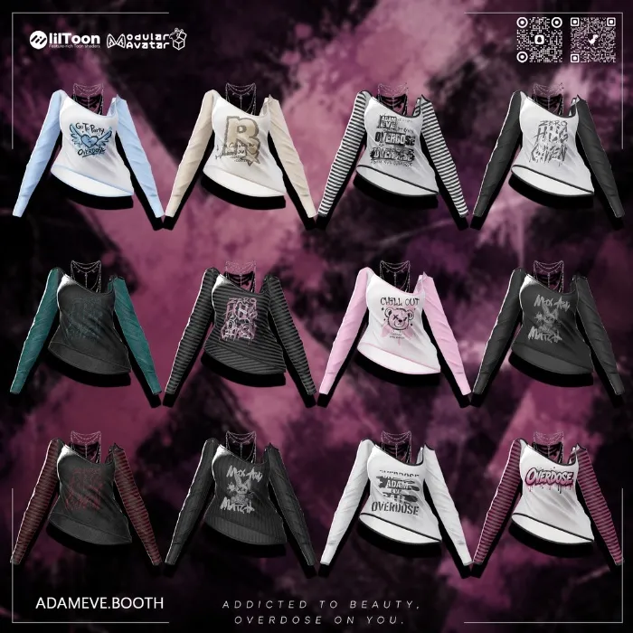 12 pk Loose Fit Shirts 