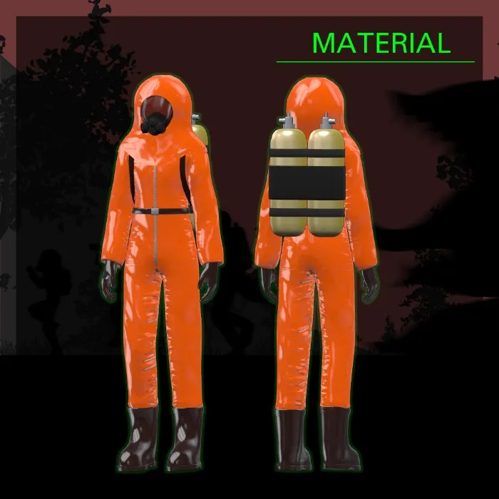 Leathel HAZMAT suit costume
