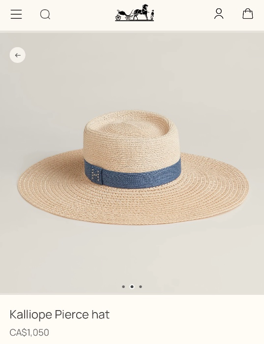 Hermes sun hat 