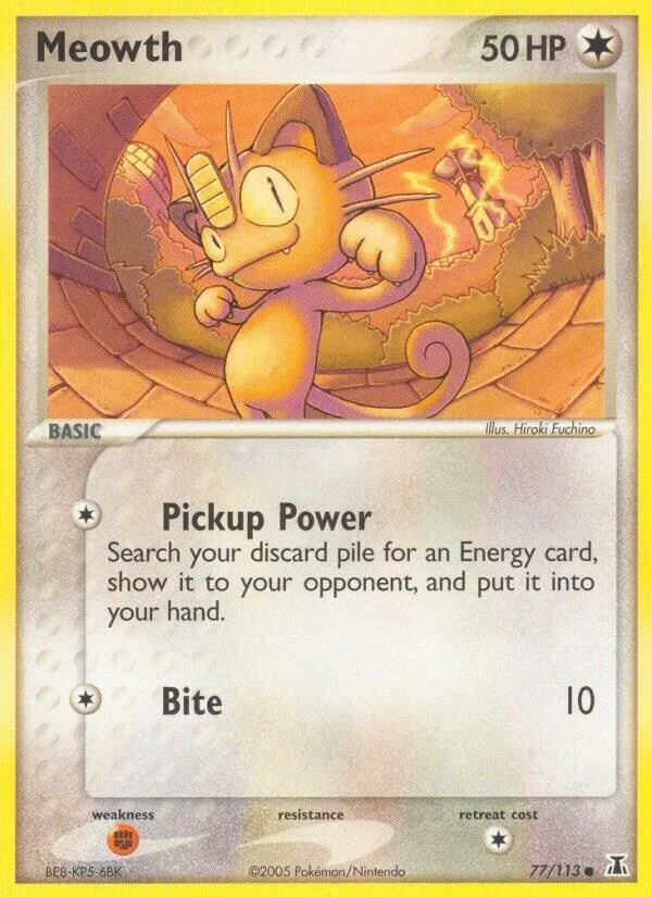 Meowth - EX Delta Species