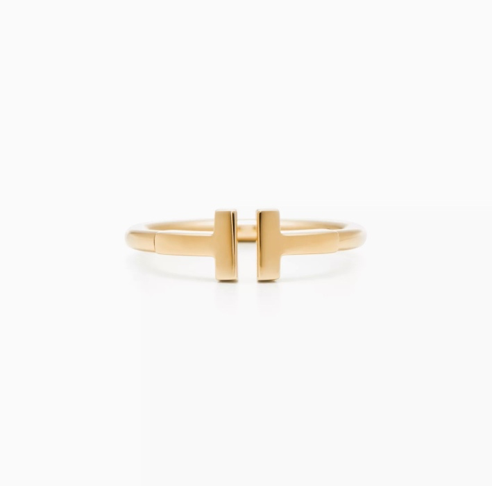 Tiffany T Wire Ring in Yellow Gold