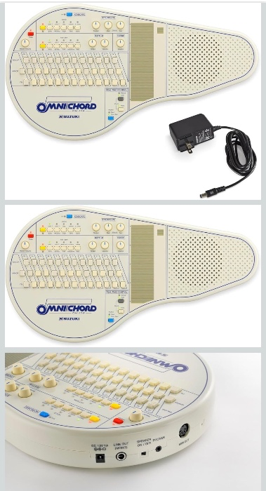 Suzuki OM-108 Omnichord with Power Supply
