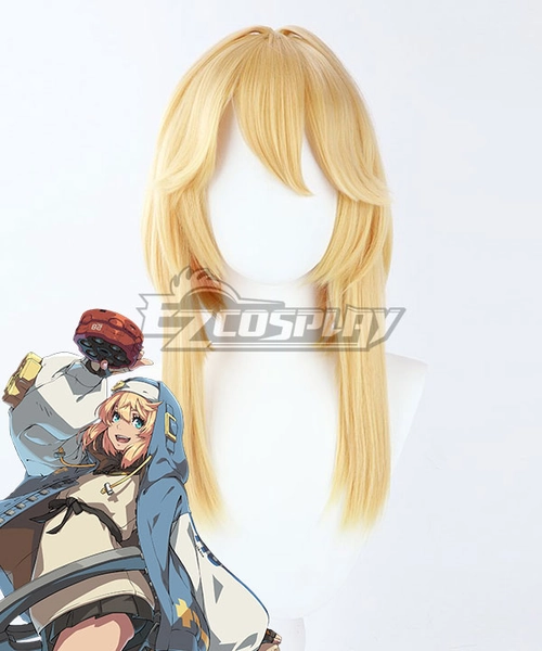 Guilty Gear -Strive-Bridget 45cm Golden Cosplay Wig