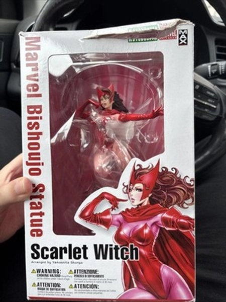 2009 Kotobukiya Mavel Universe Scarlet Witch 7.5" Bishouio Statue New in Box | eBay