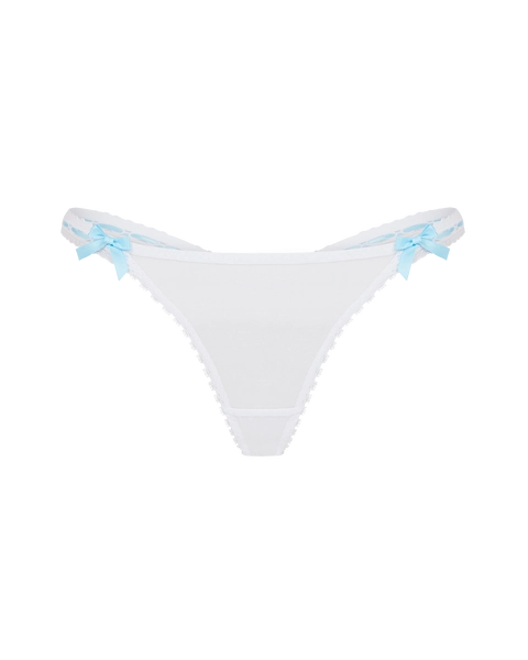 Claira Thong in White | By Agent Provocateur