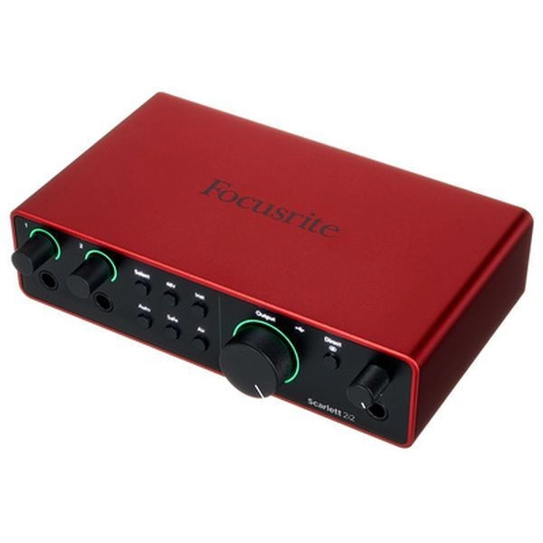 Focusrite Scarlett 2i2 4th Gen Εξωτερική Επαγγελματική Κάρτα Ήχου με Σύνδεση USB