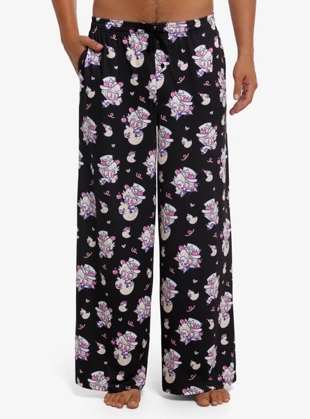 Hazbin Hotel Chibi Lucifer Rubber Duck Pajama Pants